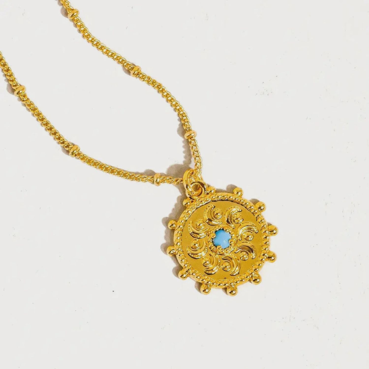 Stassie Turquoise Sun Necklace