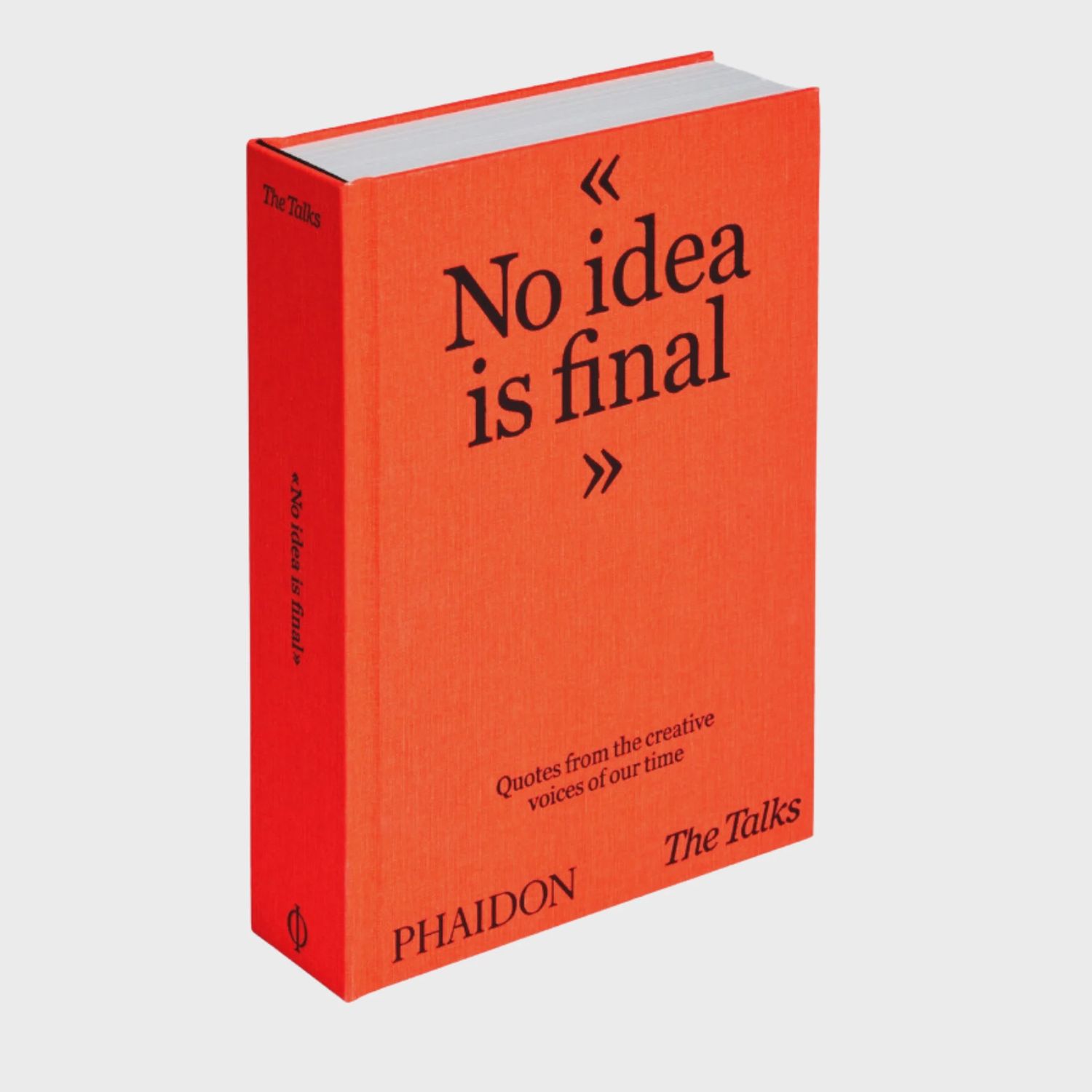 Talks - No Idea Is Final