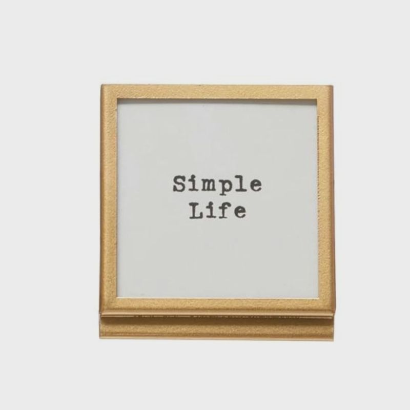 Simple Life | 3" x 3" Framed Print