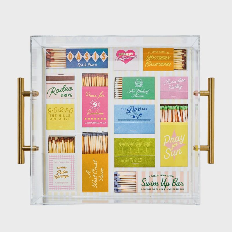 California Matchbook Large Tray