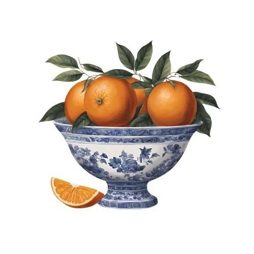 Acrylic Napkin Weight | Mandarin