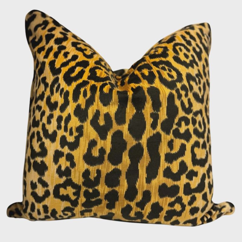 Leopard Print Pillow - 20&quot; x 20&quot;