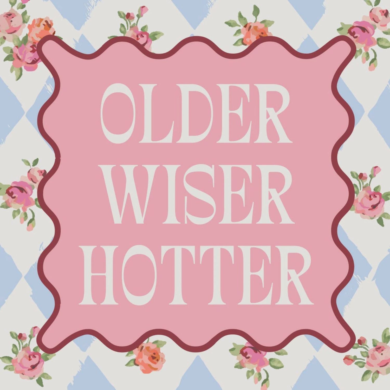 Funny Birthday Cocktail Napkins – &quot;Older, Wiser, Hotter&quot;