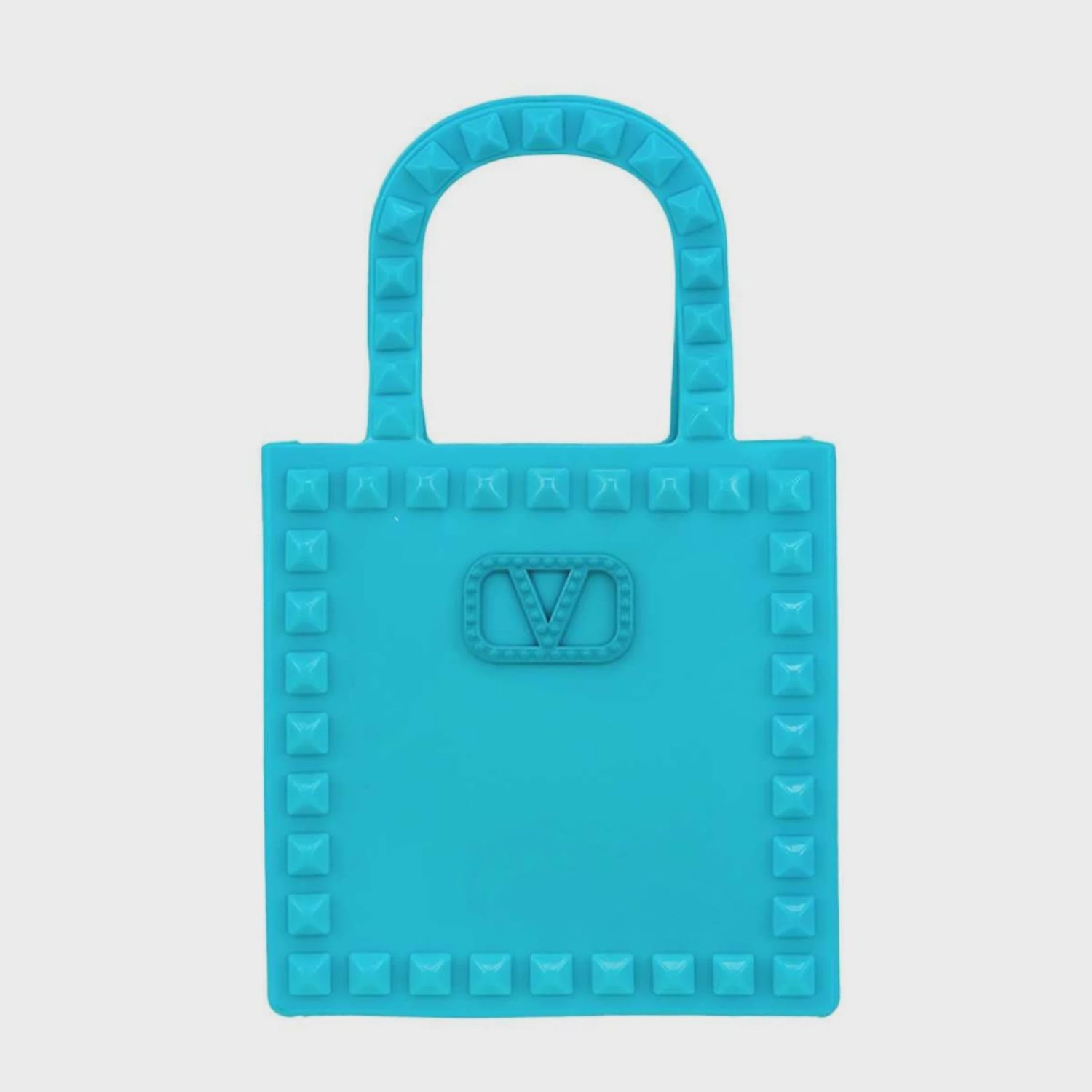 V Buckle Jelly Bag | Turquoise