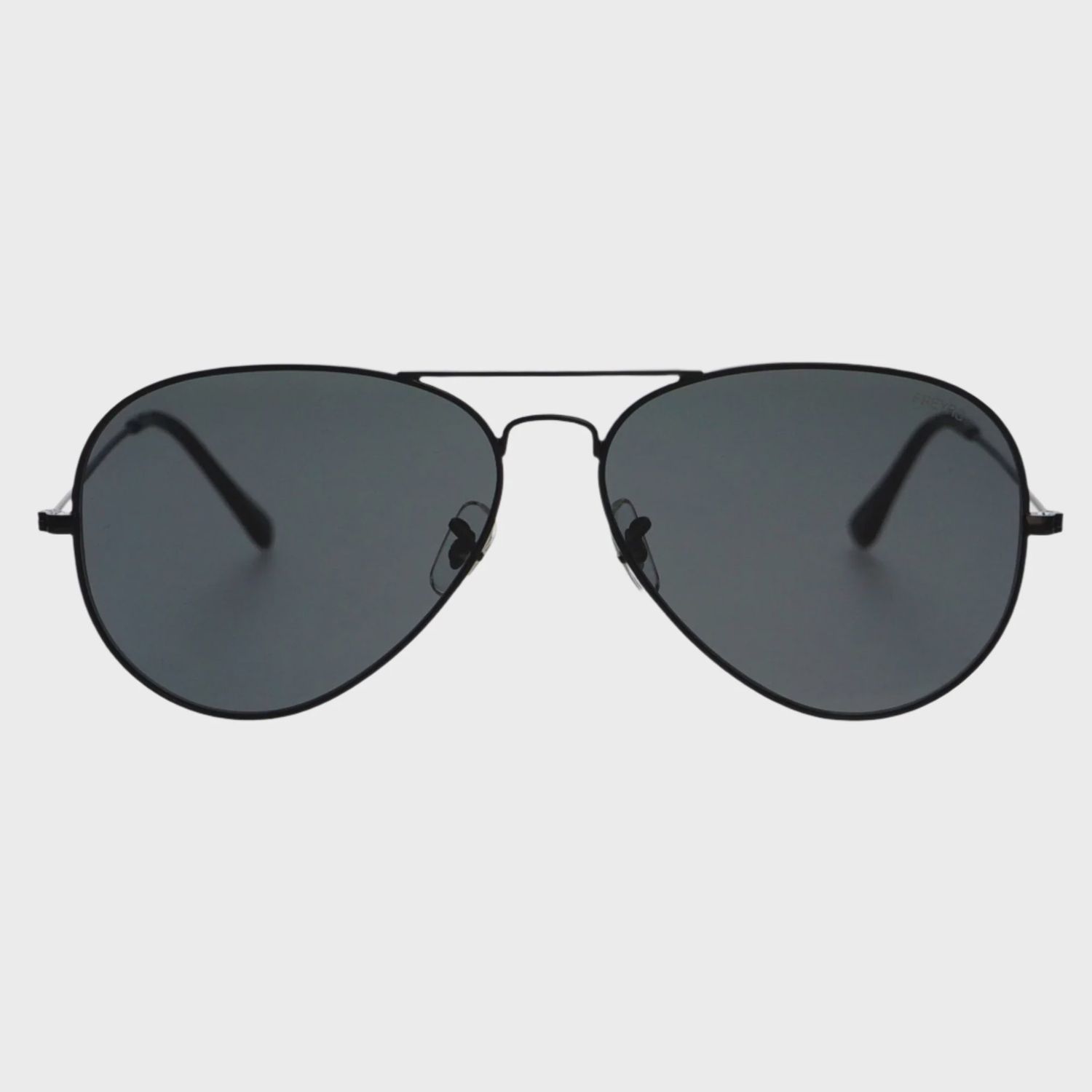 Morgan Large Unisex Aviator Sunglasses | Black
