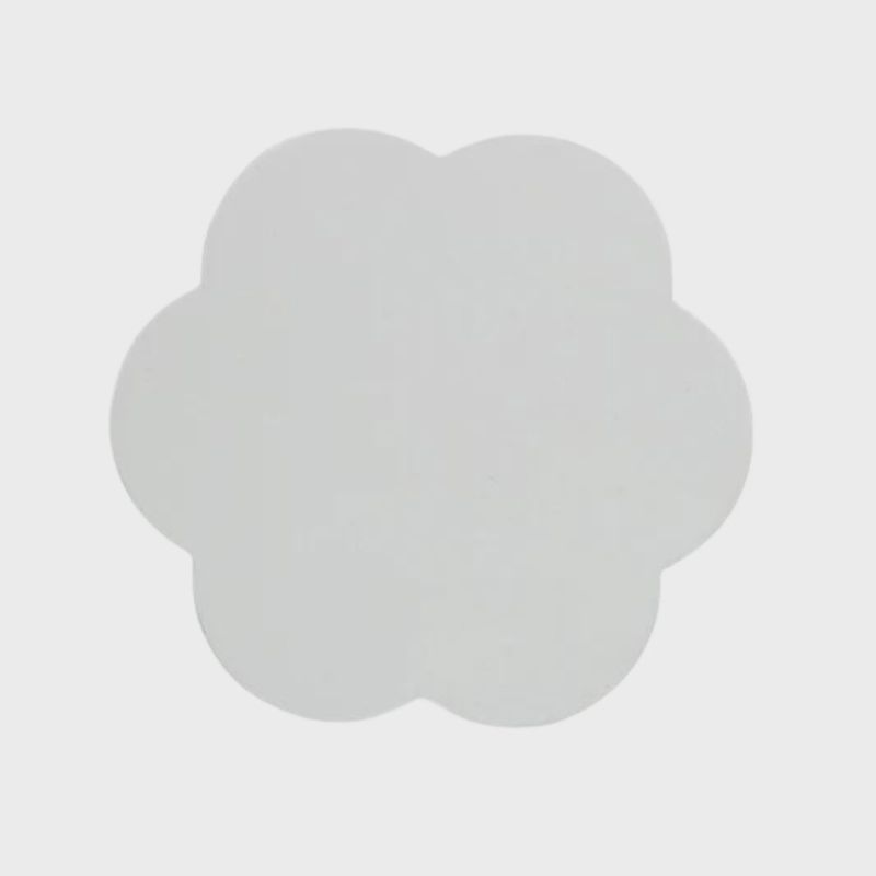 Scalloped Coaster | White