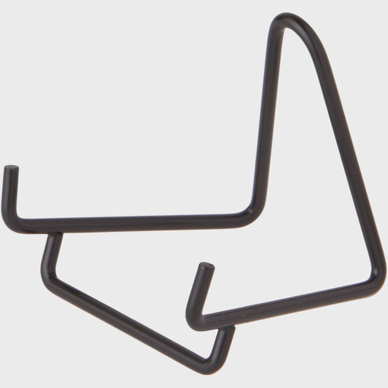 Wire Easel Stand: Black / 2" x 2.5" x 2.5"