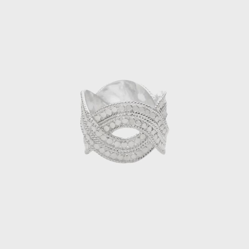 Anna Beck Woven Band Ring | Silver
