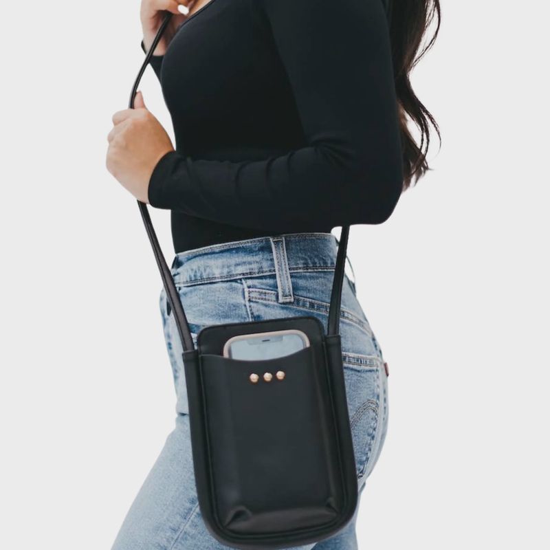 Parker Phone Crossbody Bag | Black