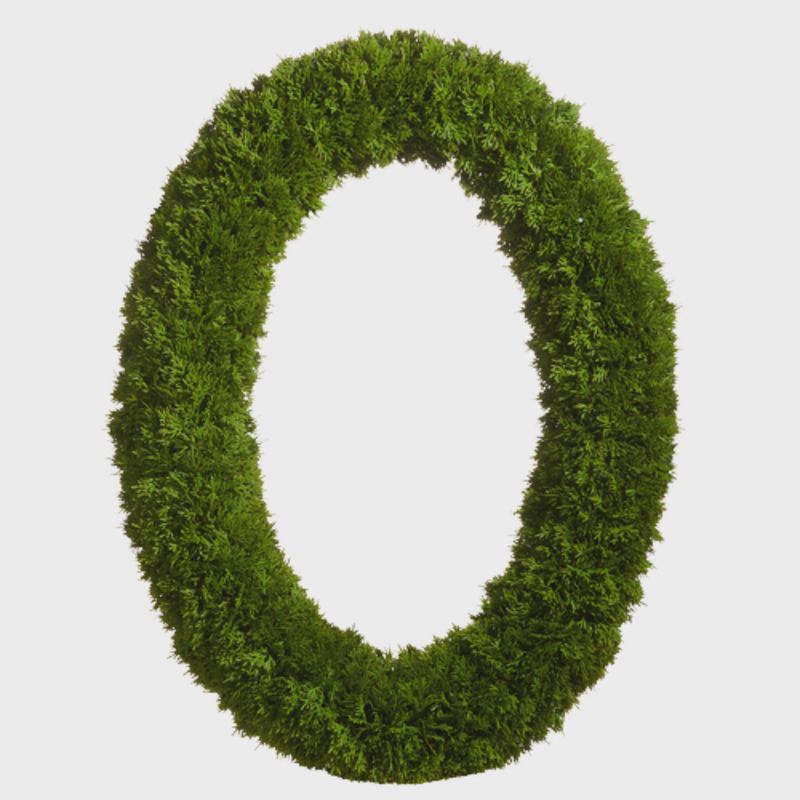 Oval Cedar Wreath | 30.5&quot;