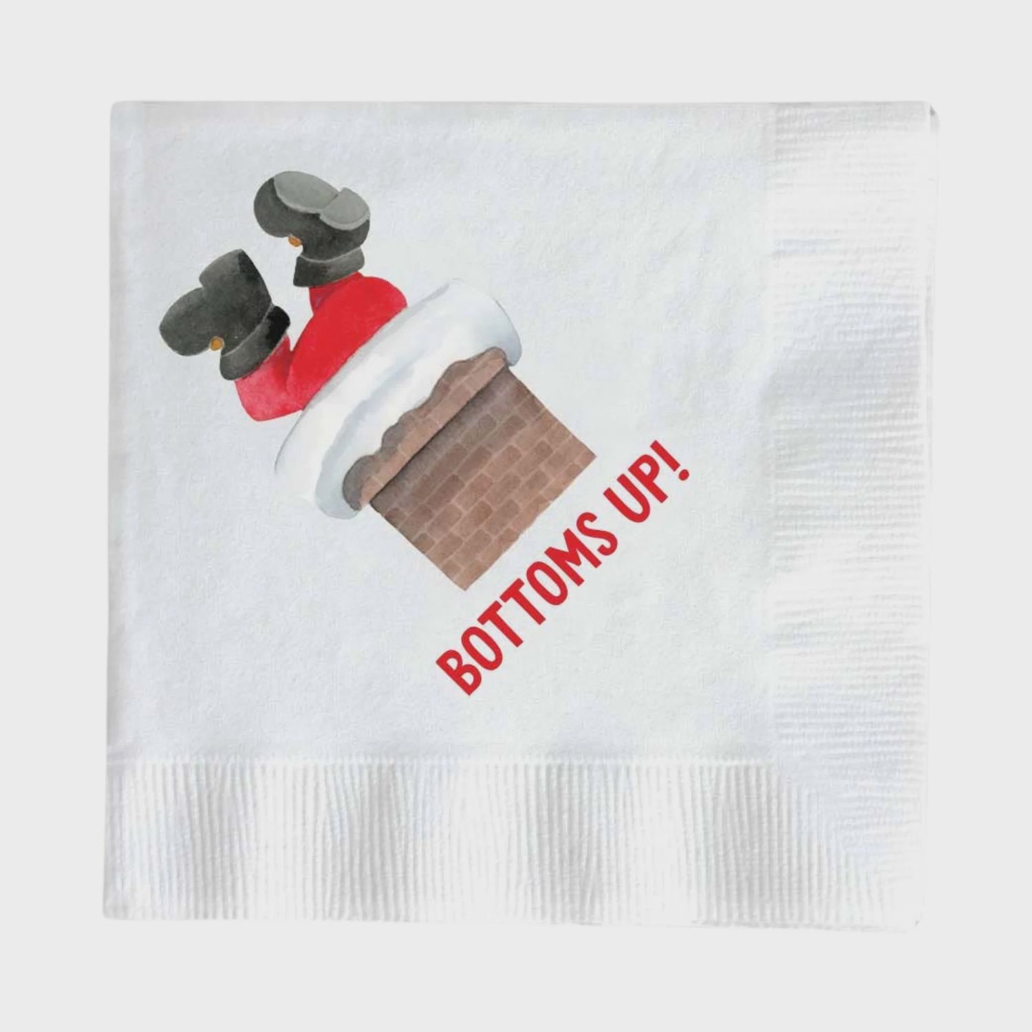 Christmas Cocktail Napkins – Bottoms Up Design