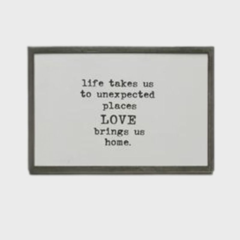 Life Takes Us To Unexpected Places | 4" x 6" Framed Print