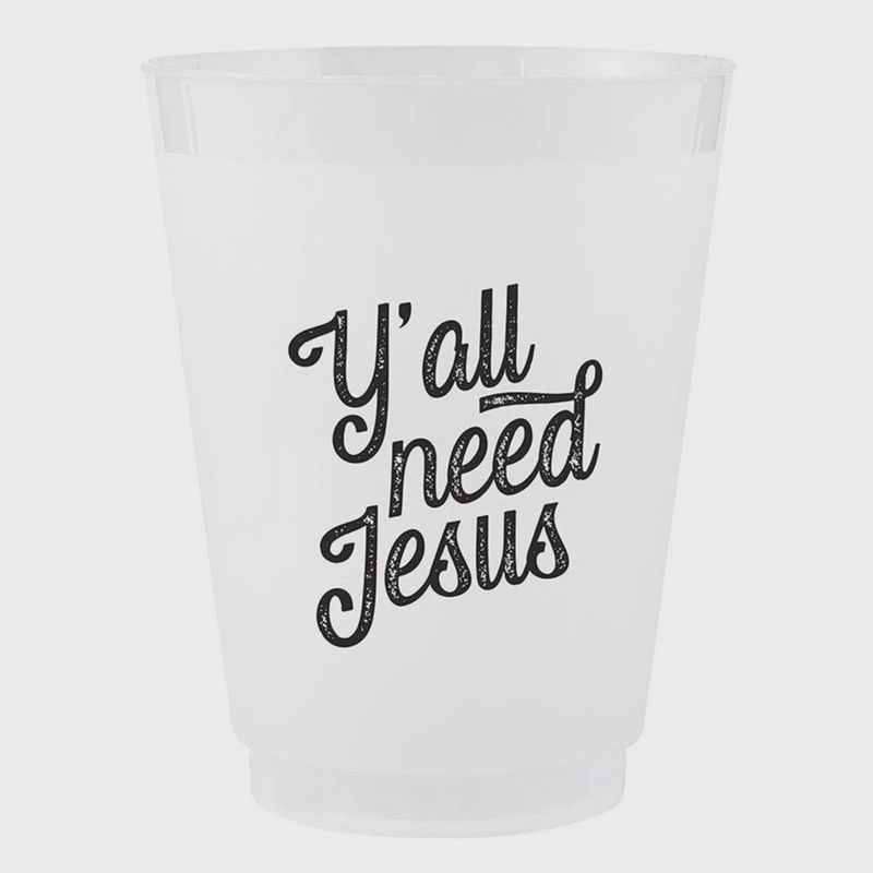 Frosted Cups | Y'all Need Jesus