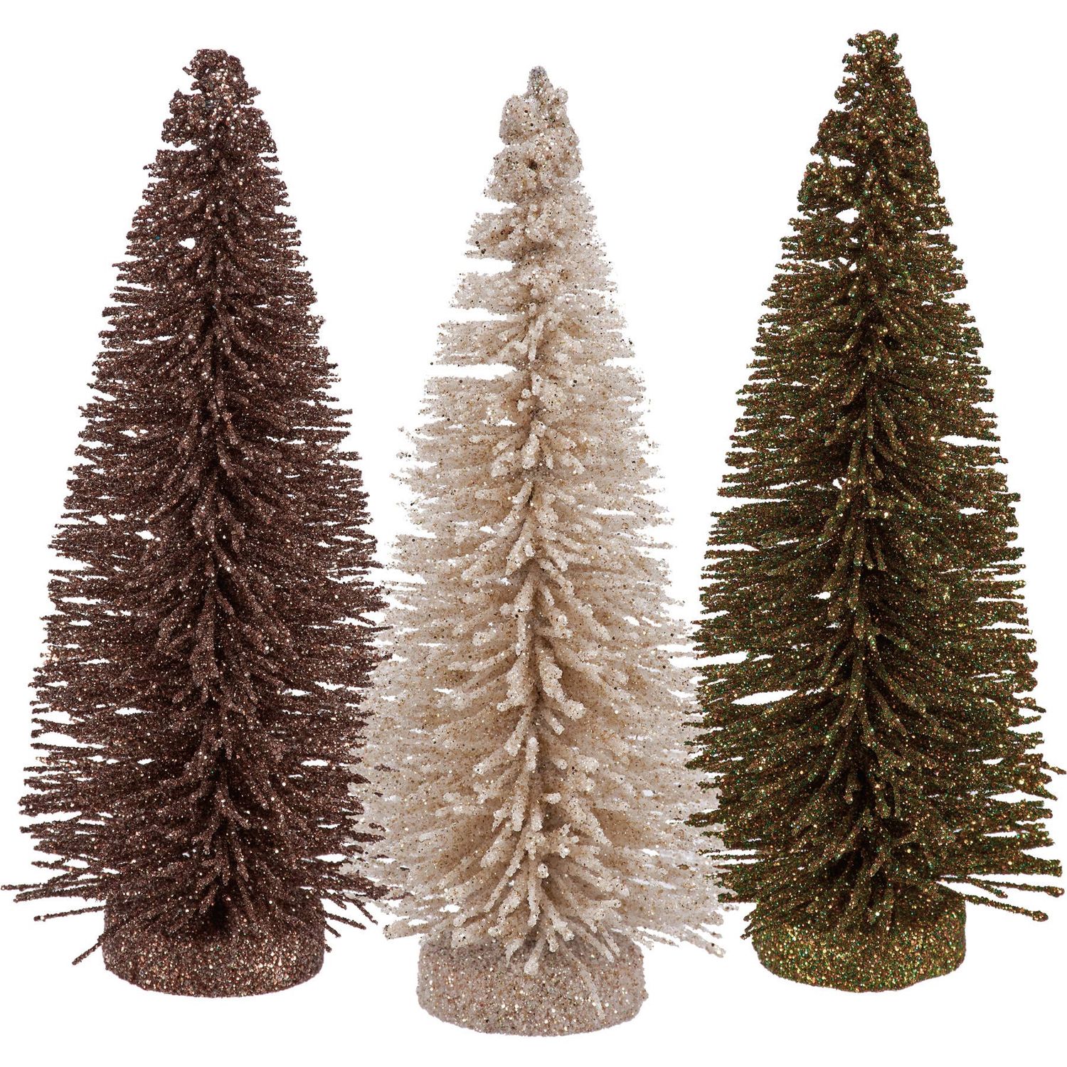 Winter Glitter Bottle Brush Trees-1