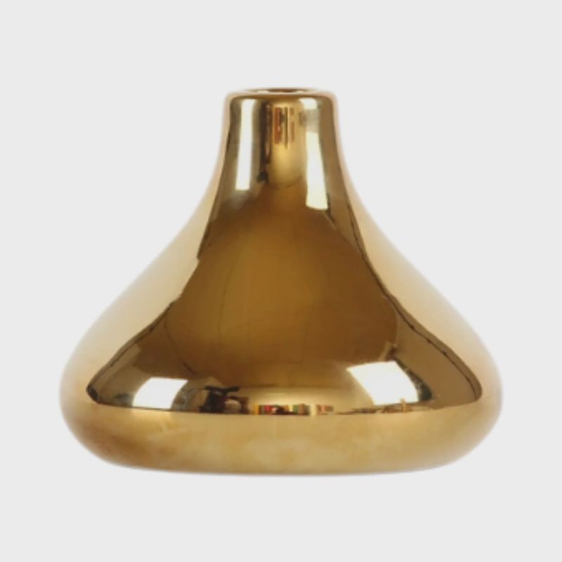 Gold Ceramic Bud Vase