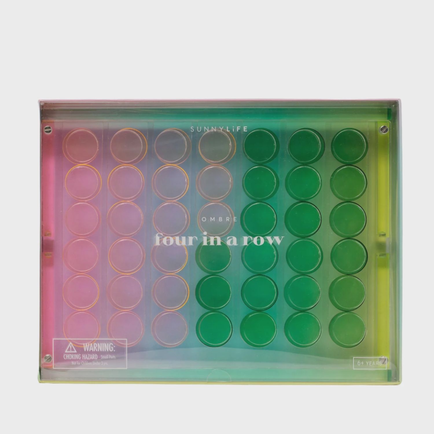 Lucite 4 in a Row | Luxury Game Set