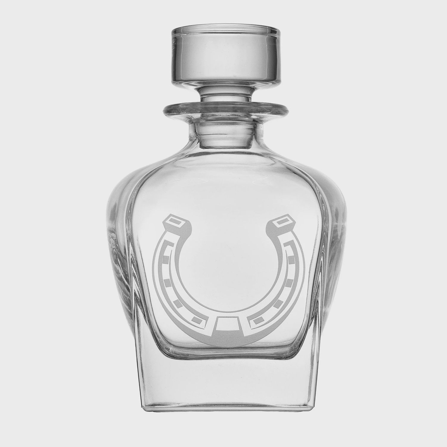 Western Horseshoe Decanter