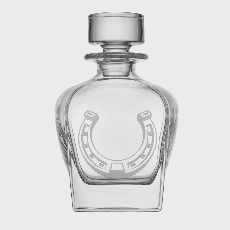 Western Horseshoe Decanter