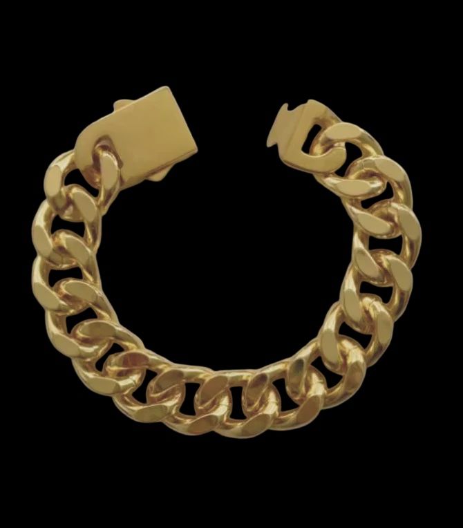 Lock and Link Stainless Steel Lobster - Gold