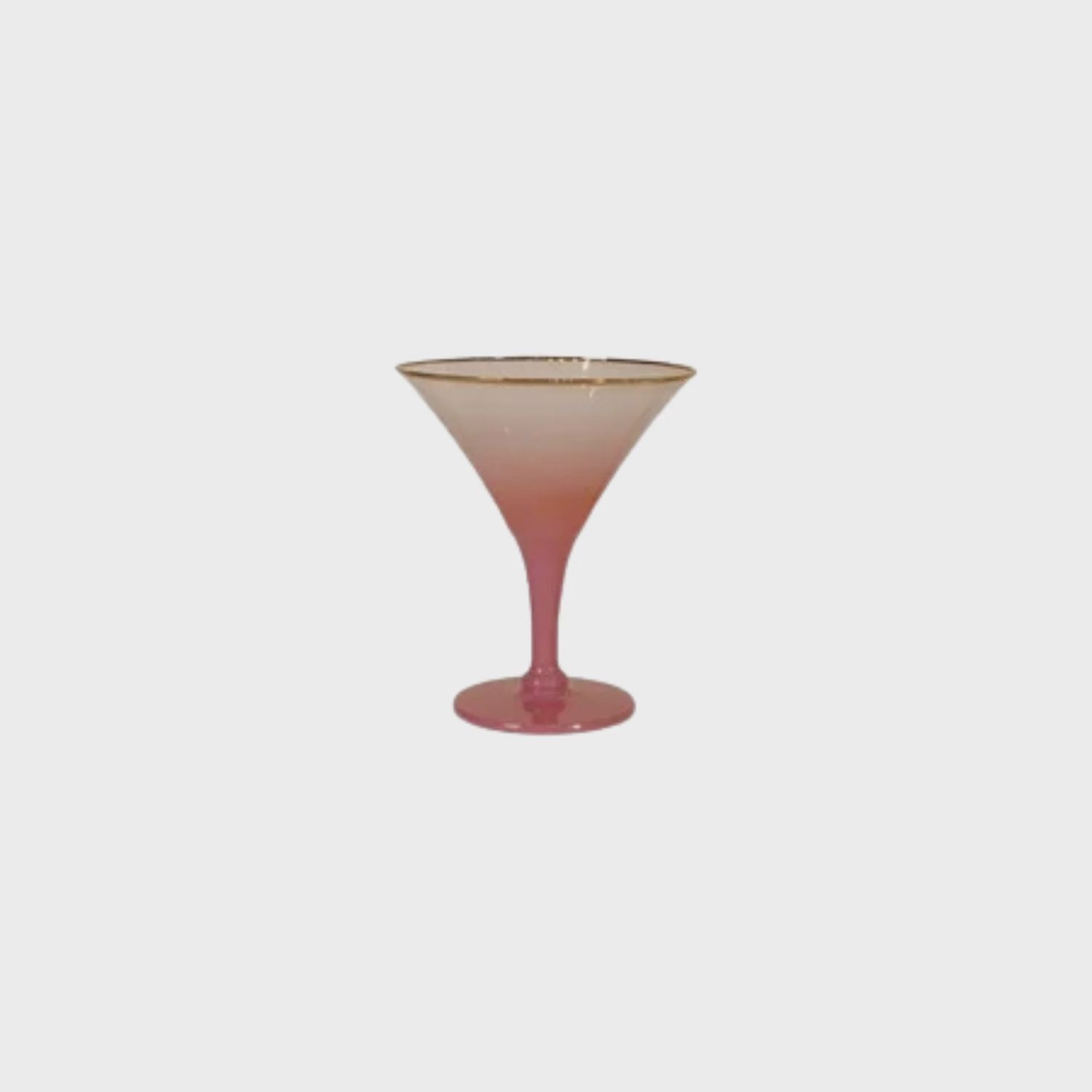Pink Cocktail Glass