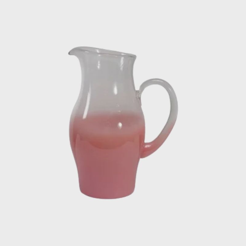 Pink Quart Glass Pitcher