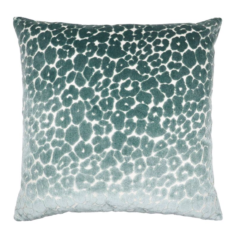 Madison Velvet Throw Pillow | Sea Green