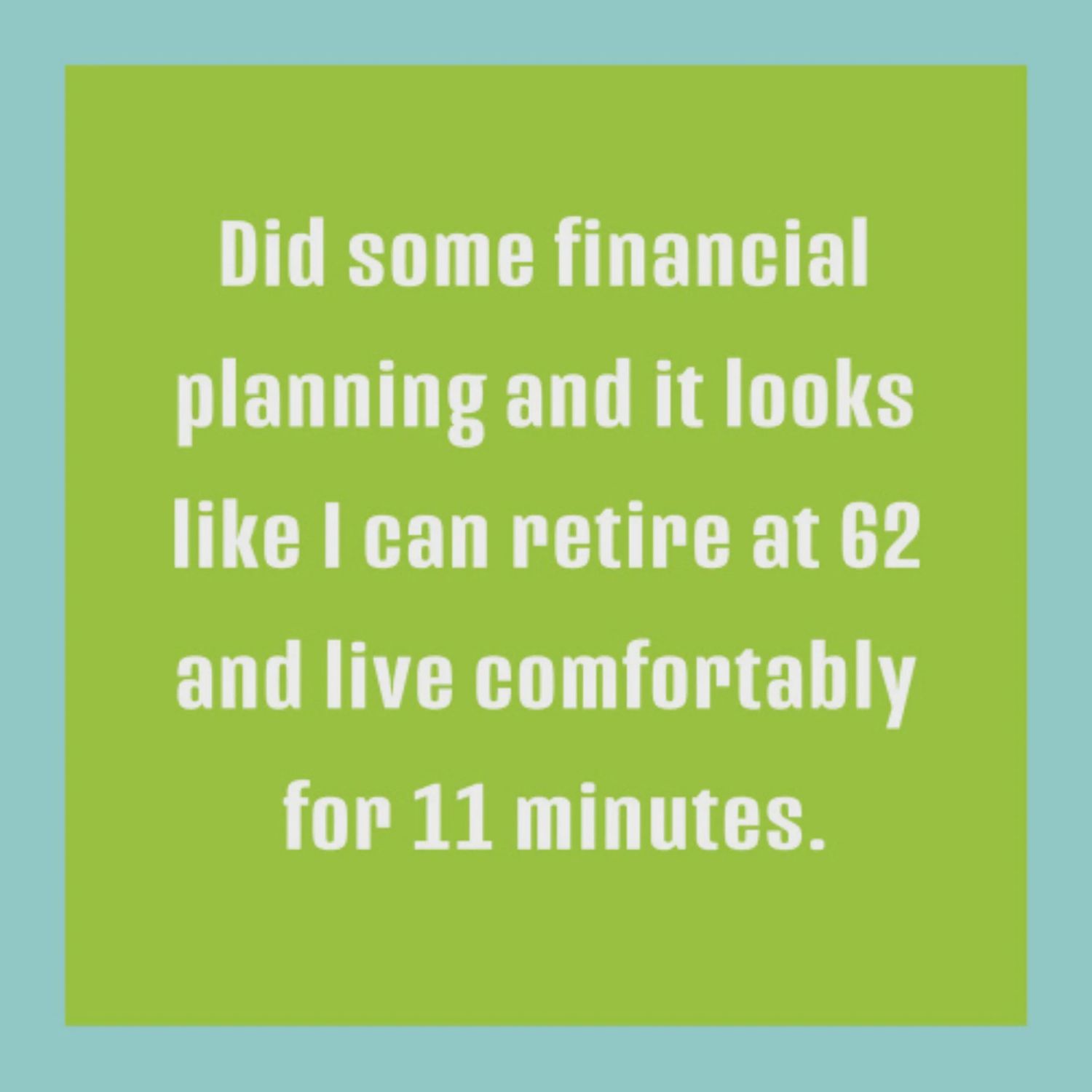 Financial Plan Greeting Card