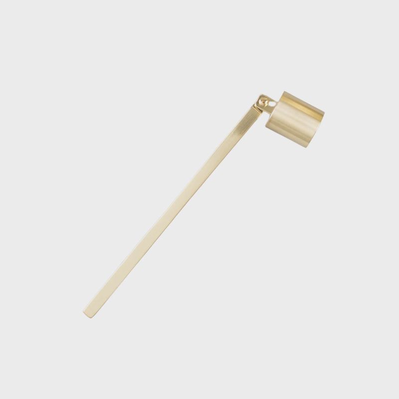 Engraved Brushed Gold Snuffer