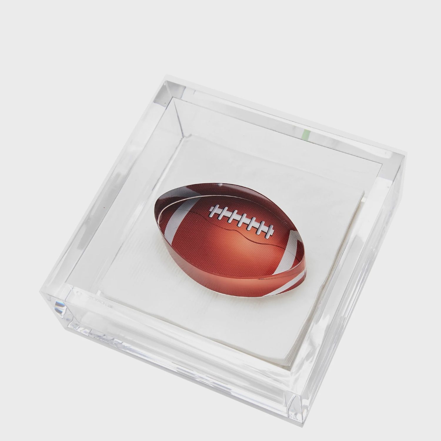 Weighted Cocktail Napkin Holder | Football