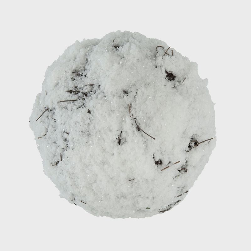 White Snowball Ornament | 6&quot;