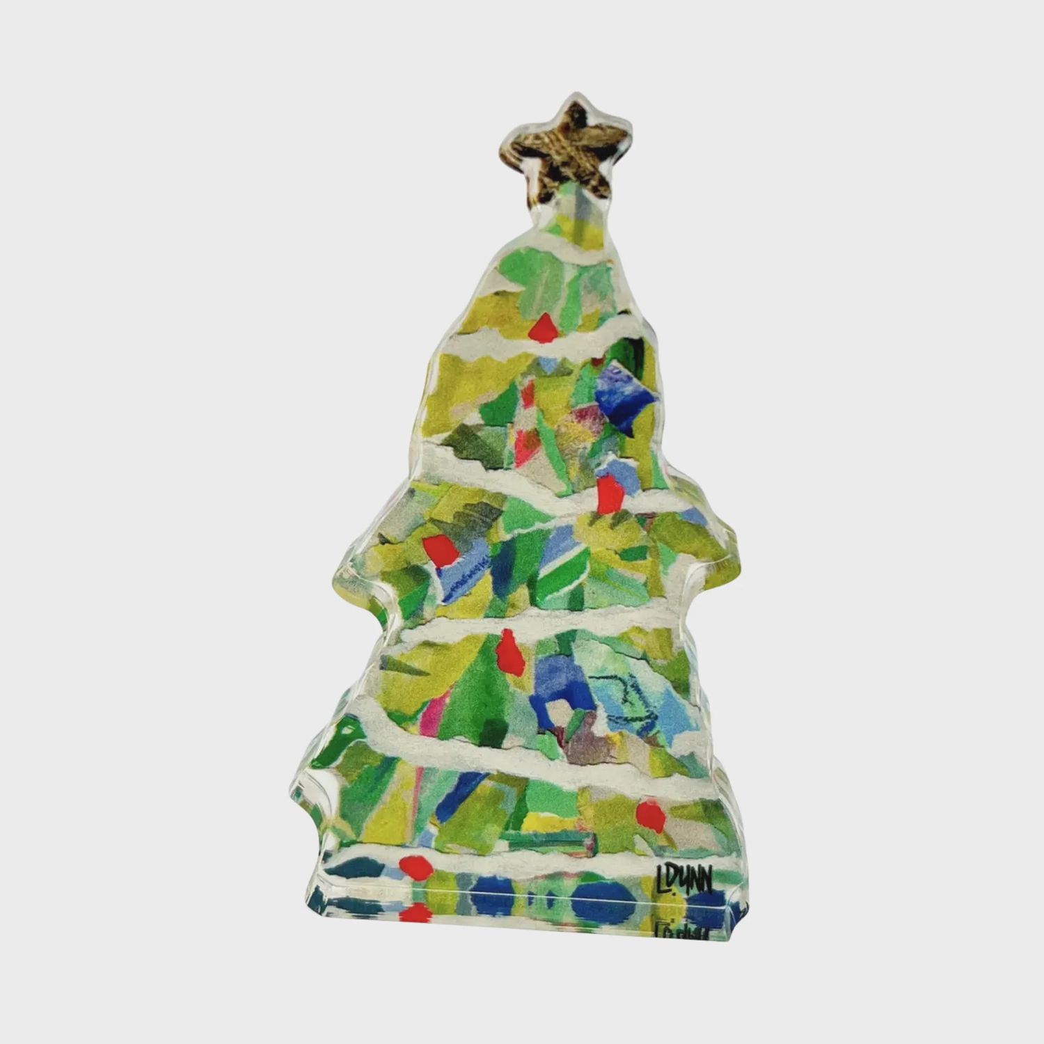 Bright Green Adorned Tree Bitty
