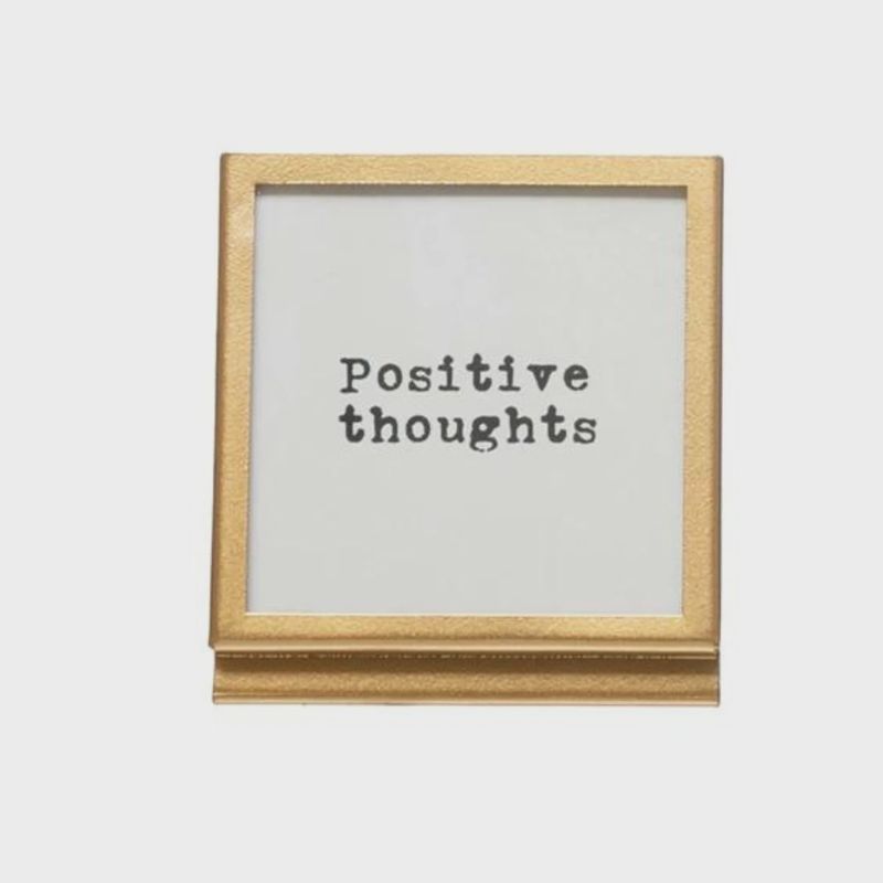 Positive Thoughts | 3" x 3" Framed Print