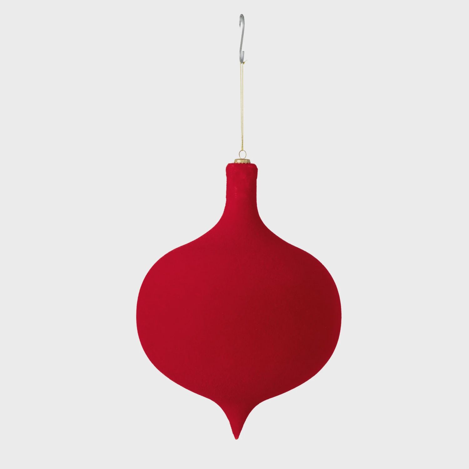 Red Velvet Onion Drop Ornament