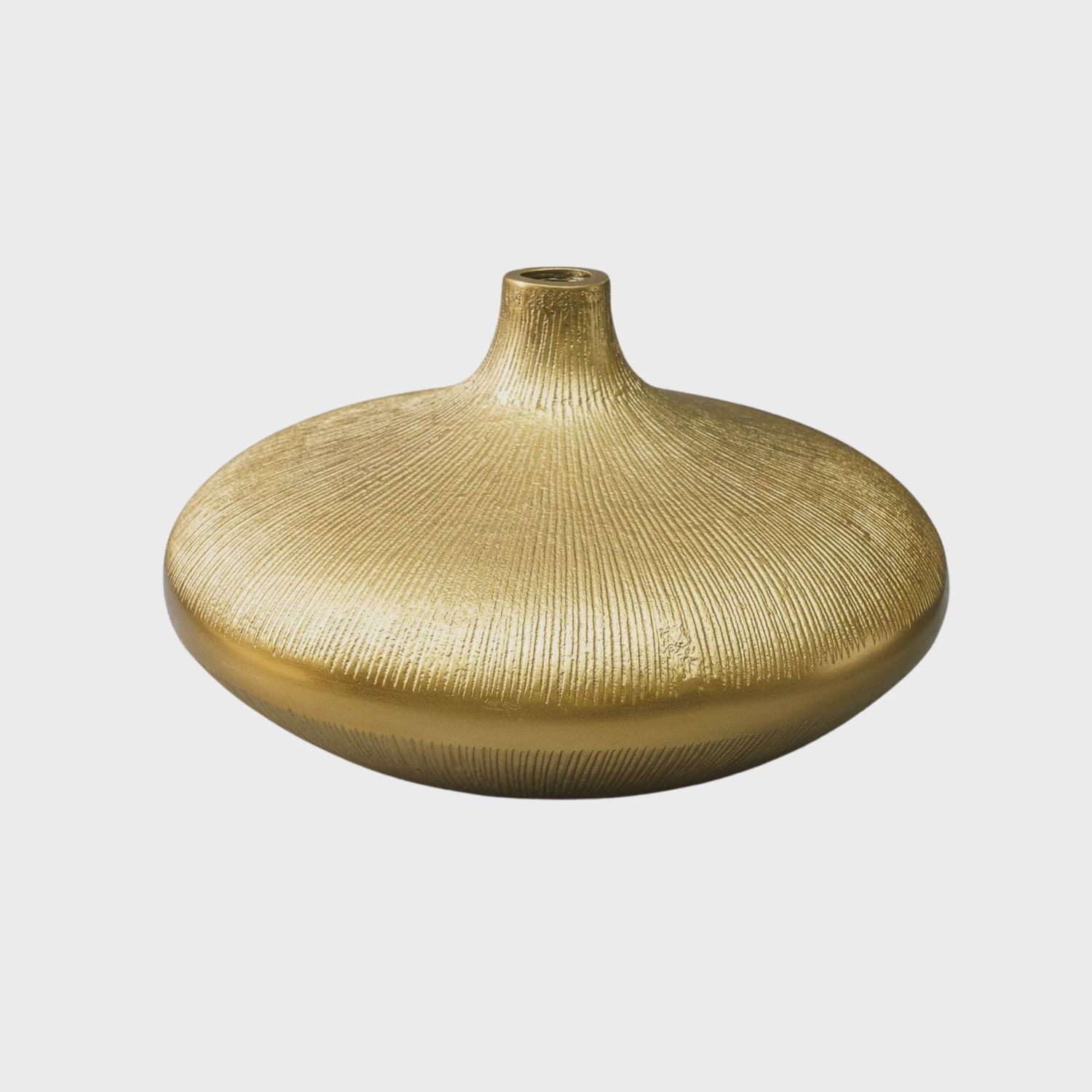 Textured Gold Vase