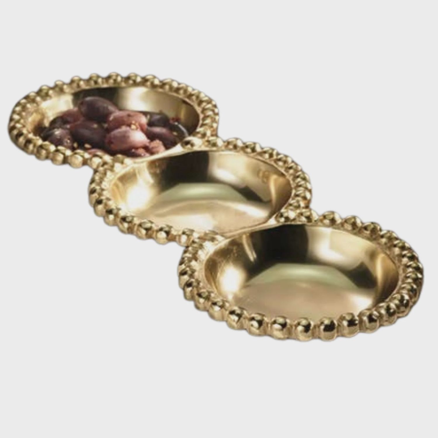 Gilded Beaded Tray