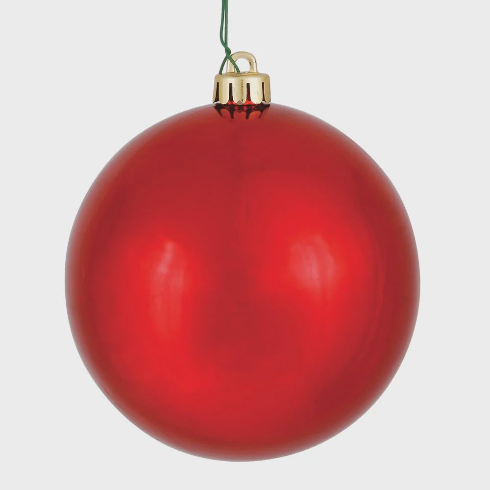 4.75" Shiny Red Ornament