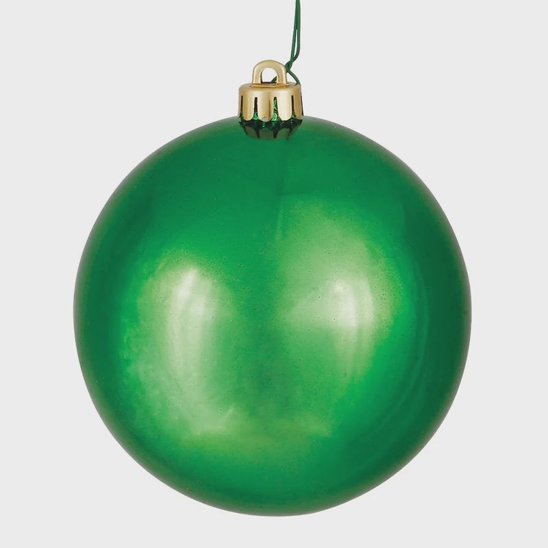 4.75&quot; Shiny Green Ornament