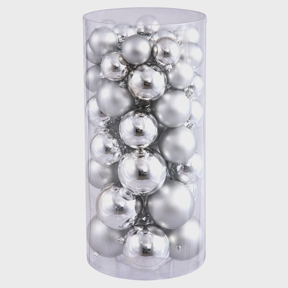 2.4&quot;-3&quot;-4&quot; Silver Ornament | 2 Options-1