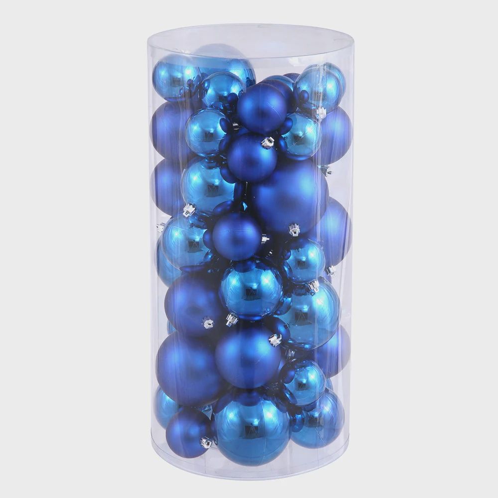 1.5&quot;-2&quot; Blue Ornament | 2 Options-Matte