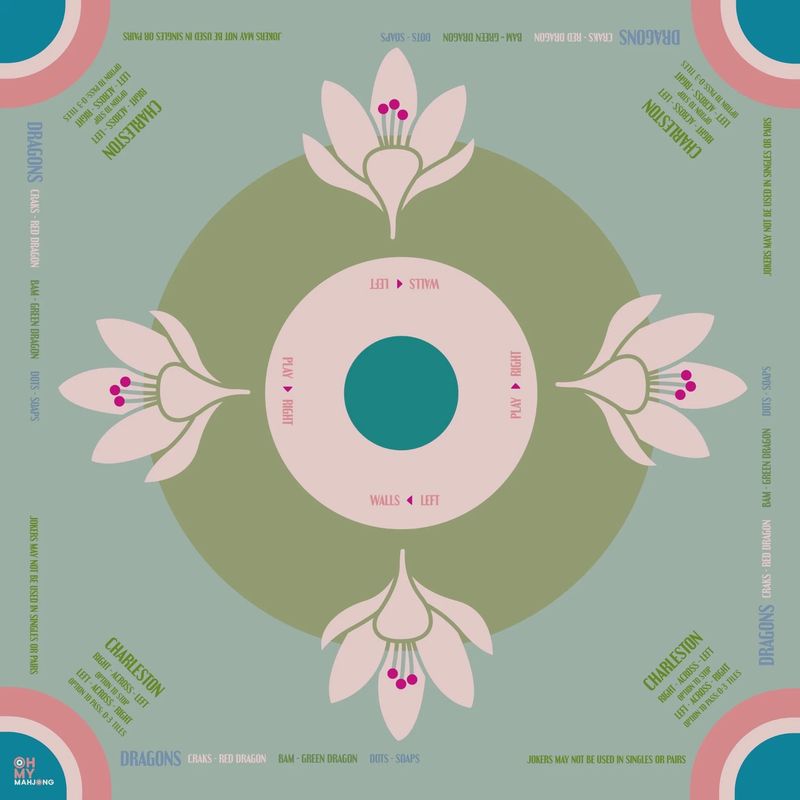 Mahjong Mat | Sage Lotus