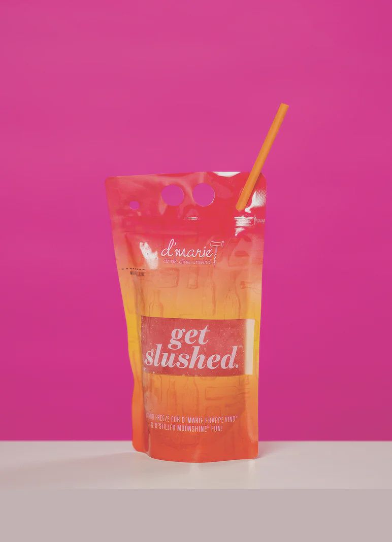 16oz Pouch with Straw | Pack of 12