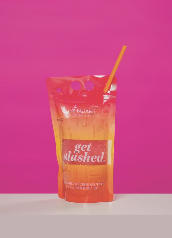 16oz Pouch with Straw | Pack of 12