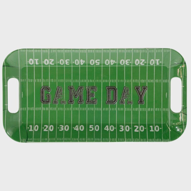 Game Day Football Melamine Tray - 15&quot;