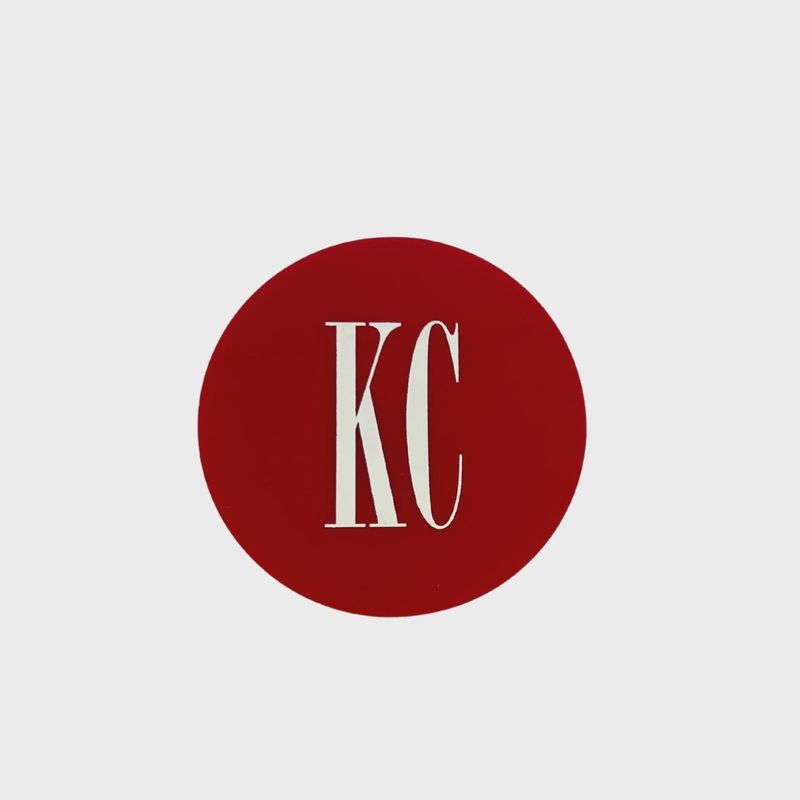 KC Coaster | Red