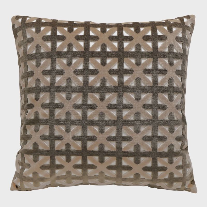 Casey Pillow | Taupe | 22&quot; x 22&quot;