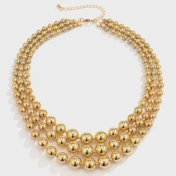 Multi-Layers Geometric Necklace