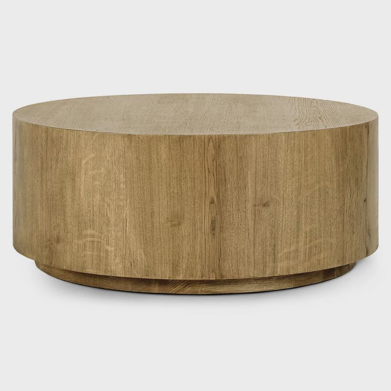 Layne Solid Wood Round Coffee Table