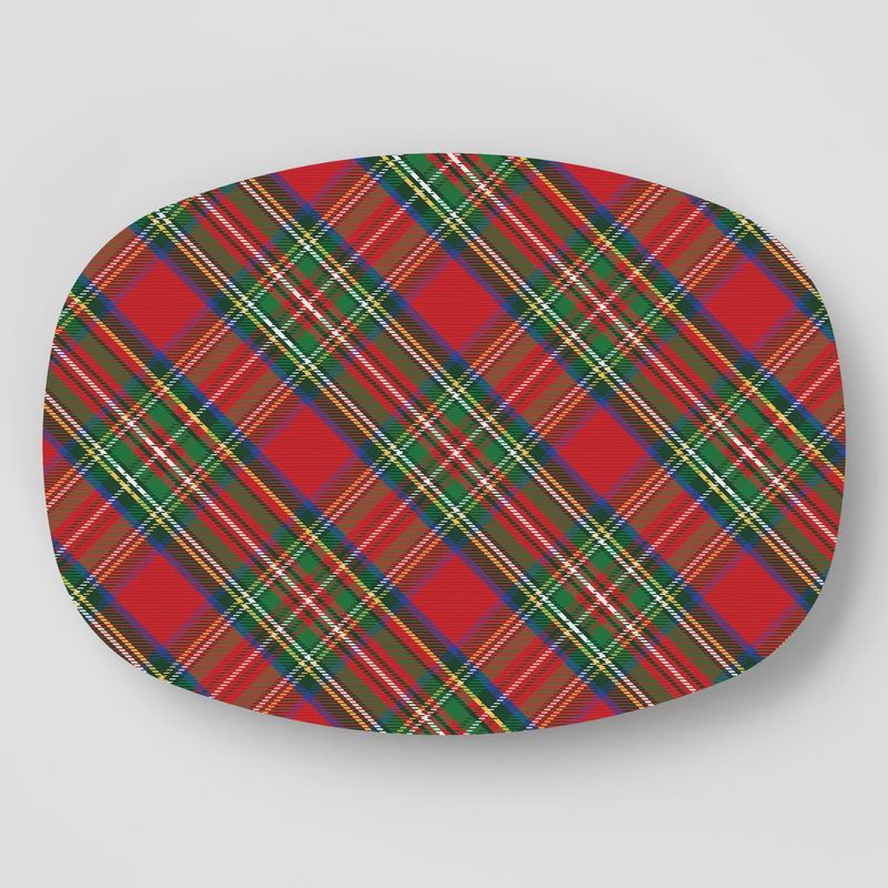 Tartan Plaid Serving Platter