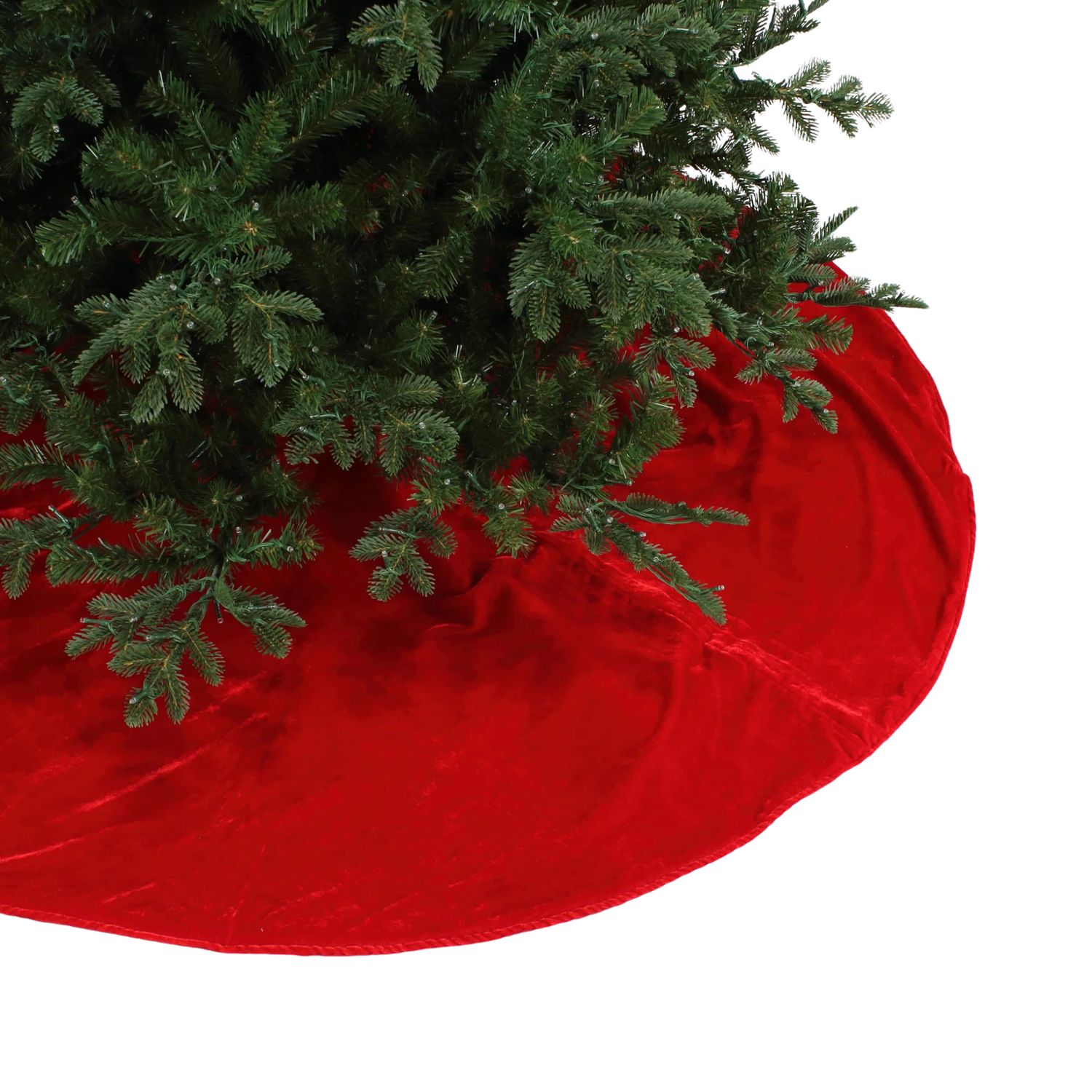 Velvet Tree Skirt | Red 84&quot;