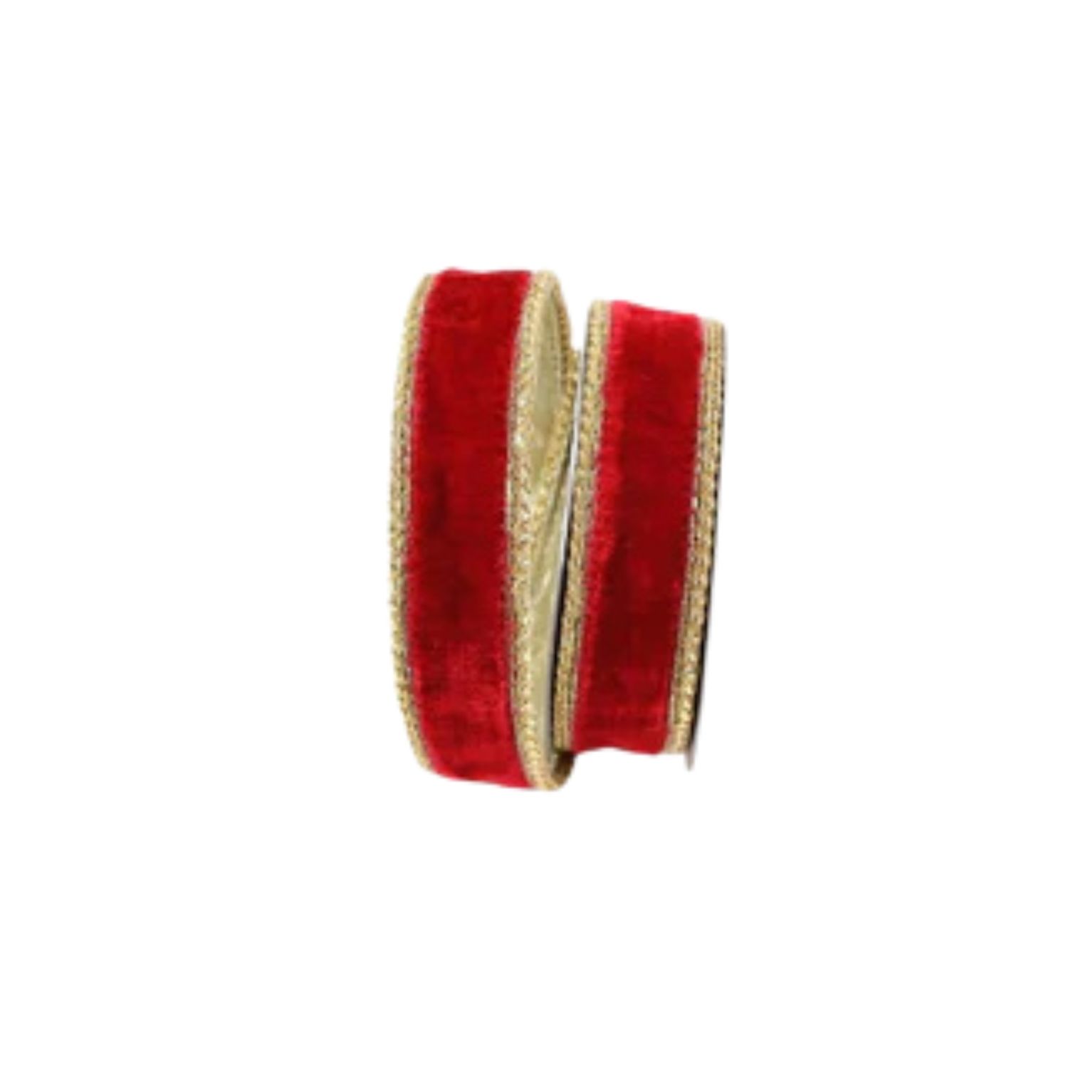 1&quot; Red Royal Velvet Ribbon | 10 Yards